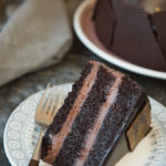 Slice of Classic Chocolate Cake