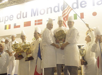 Chefs William, Jory and Jeff at the 2005 Coupe de Monde, Boulangerie