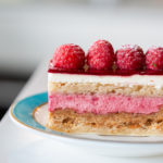 Raspberry Ballet layer cake