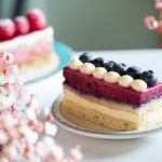 Blueberry Limoncello layer cake