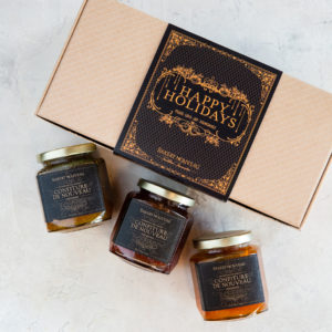 Gift Box with 3 jam jars