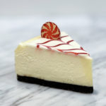 Peppermint Cheese cake slice