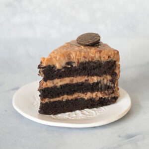 German Chocolate Cake Slice