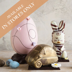 Confection filled chocolate sculptures
