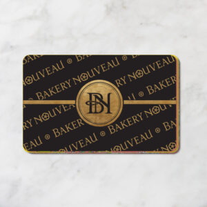 Gift Card 3- Black Classic Bakery Nouveau