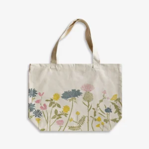 Wildflower Organic Canvas Tote