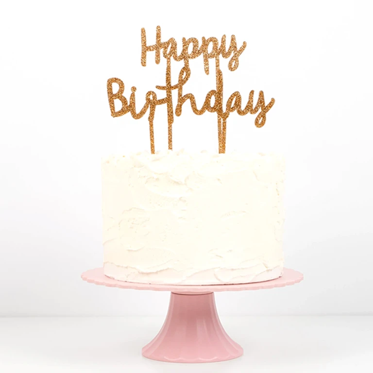 Word Cake Topper
