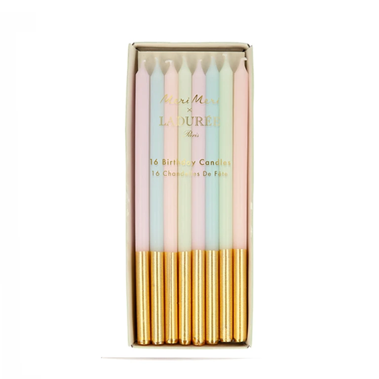 Ladurée Paris Gold Dipped Candles