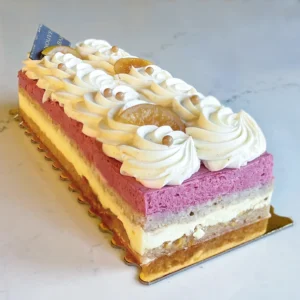 Cranberry Orange Spice Bûche