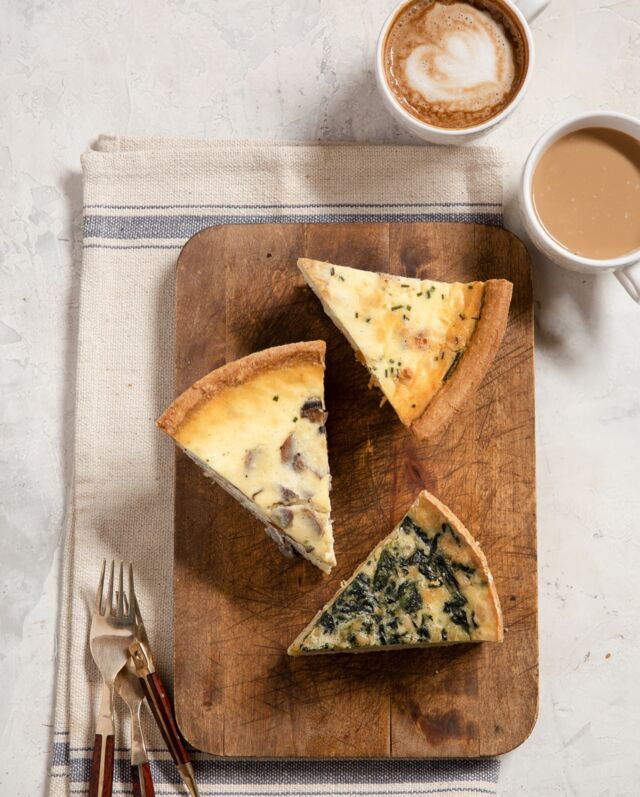 Fretting about Easter Brunch?  Not to worry! Order a quiche online, pick it up Sunday morning after your egg hunt! Problem solved.

#easterbrunch #quiche #brunch #brunchideas