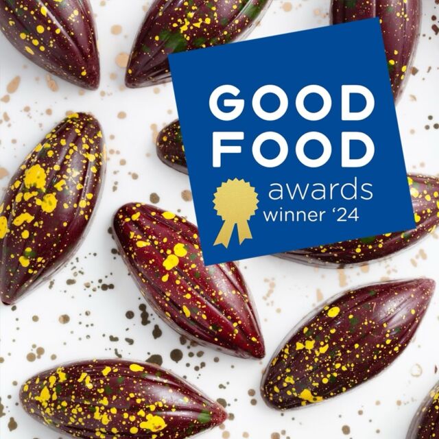 We thrilled to share that our gorgeously delicious 70% Confection was a 2024 @goodfoodawards winner! If you’re not familiar with this little delight, it’s 70% dark chocolate ganache & vanilla bean. The balance is exquisite, and the texture is sublime silky goodness.

Thank you @goodfoodfdn for this honor. We are humbled and giddy to be among so many worthy crafters!

Interested in trying our winners? You can find them in all 3 cafés for a limited time.
