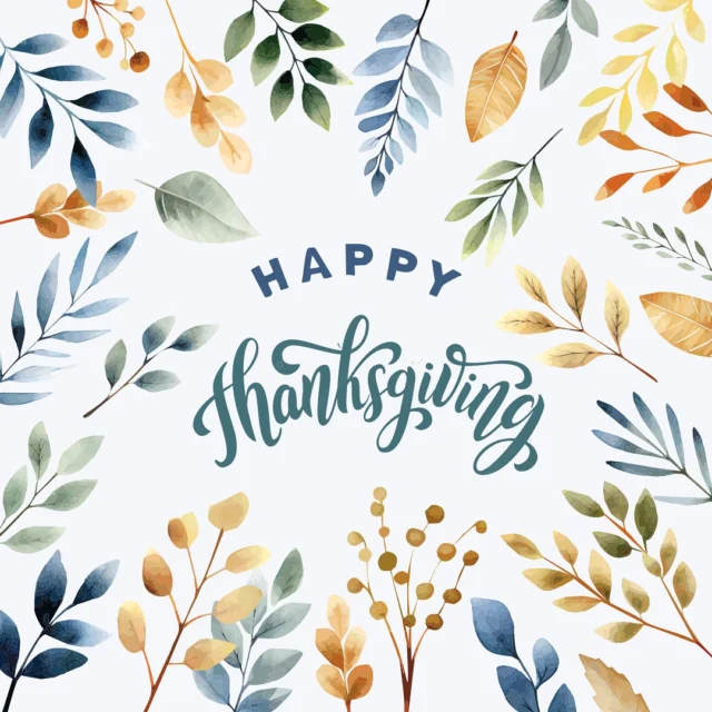 Happy Thanksgiving! We’re wishing you a year of gratitude and unexpected joy!