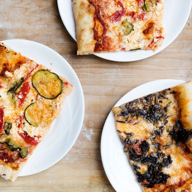 Did you realize you were craving pizza? West Seattle has a bevy of fresh pizzas right out of the ovens! 

Today’s offerings: Cheese, pepperoni, sausage and mushrooms, vegi pesto.