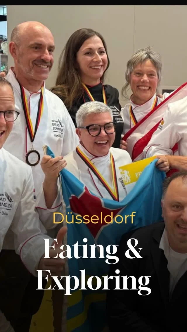 If you guessed Düsseldorf, you were correct!

This was a very special trip, but it requires a little back story...

2 years ago, Chef William embarked on a very ambitious endeavor. He studied at the prestigious Akademie Deutsches Brotinstitut e. V to become one of the first certified bread sommeliers in North America.

This last week, he traveled to Düsseldorf to observe the inaugural world bread sommelier competition. We often think of France as having the lock on fine artisan breads, but Germany boasts an impressive 3,200 kinds of bread in their registry. 

Congratulations William on becoming a certified bread sommelier, and thank you for repping the USA in this tasty adventure! Perhaps we’ll see you competing soon for the title of World Champion of Bread Sommeliers?

#brotinstitut #brot #brotkultur #breadsommelier