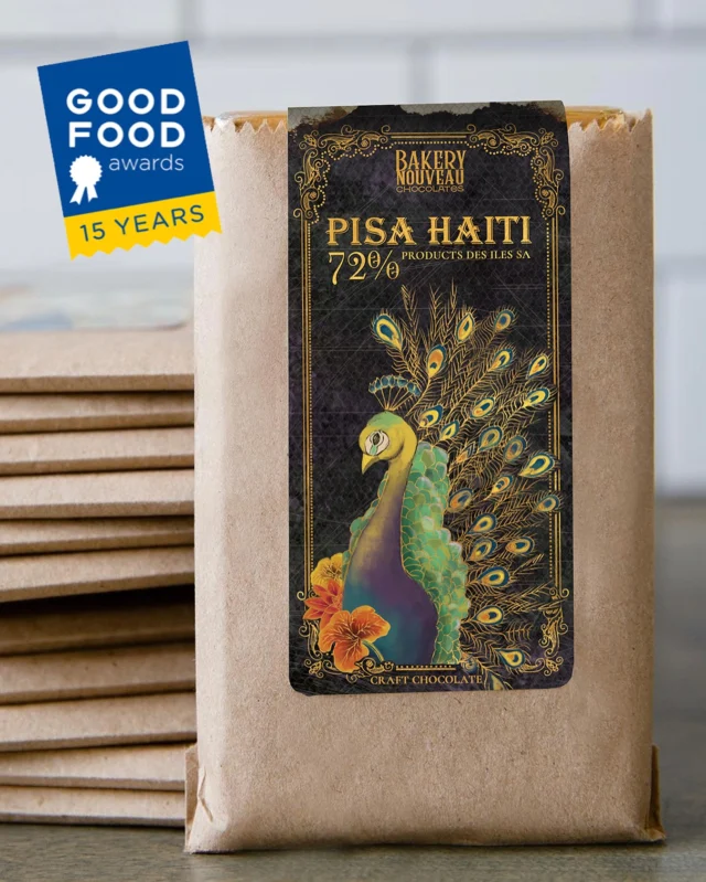 We are incredibly proud to have been named a “15 Years of Good Food Awards” Finalist for our PISA Haiti chocolate bar! Thank you friends for all of the tasting and voting! 

The winners will be announced on June 28 in NYC, but honestly, we’re already grateful to be recognized by this outstanding organization.

#goodfoodfdn