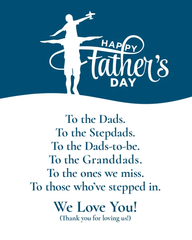 We love our dads!!!!

We hope you feel appreciated today!

And a shout out to the fur-baby dads!!