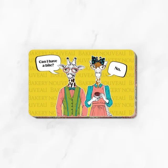 Someone has new gift cards in the shops!  We’ve embraced the snark and brought a little sass to complement the elegance. 

It’s the perfect “Share. Don’t share” kind of a thing.

5 new designs available online or in shops. 

#BakeryNouveauGiftCard