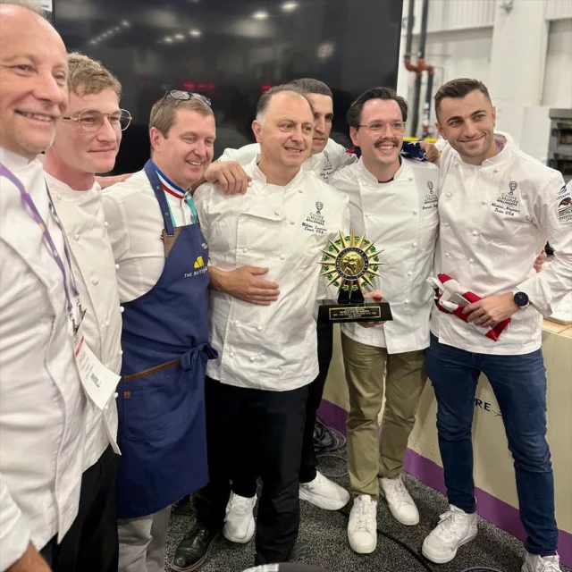 TEAM USA IS GOING TO PARIS!!!!!

Team USA did an incredible job and came in 2nd place for the Americas Qualifier! Come January, Chef William will be competing again (this time as the USA Team Coach) in the @coupedumondedelaboulangerie competition. (If you don’t know it’s like the Olympics of baking.)

Congratulations gentlemen, we’re so very proud of you!!!!

#BakingTeamUSA #CoupeDuMondeDeLaBoulangerie #DreamBig #VegasToParis #Teamwork #IBIE2025 #BakingCompetition #BakeryWorldCup #ArtisanBaker #PastryCompetition #PastryChefsofInstagram #BakerofInstagram#
