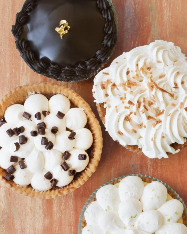 PIE-TOBER IS HERE!!!!!!!

All month long, we’re serving up our 3” pies, perfectly sized, dangerously adorable, and irristibly delicious.
Choose from Chocolate Creme, Coconut Creme, Key Lime, or Peanut Butter Chocolate Creme. 

Come taste one (or, let’s be real, one of each) and make your day a little sweeter.

Available online and in all 3 shops.

#Pietober #TinyPies #SeattlePie #BurienPie