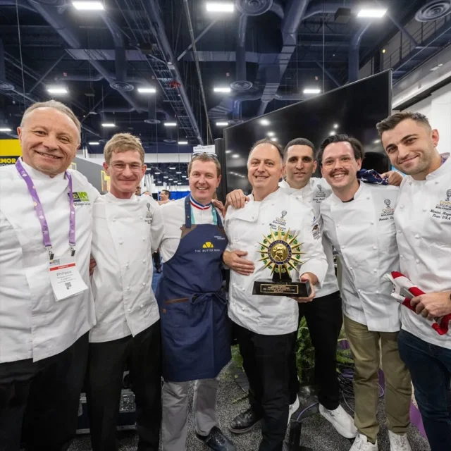 Save the date! 
Paris, January 20-21: Team USA competes in the Coupe du Monde de la Boulangerie FINALS!!

Many of you might recall that back in 2005, our own Chef William led Team U.S.A to 1st place at the Coupe du Monde de la Boulangerie in Paris. (World Cup of Baking). 

Well...after months and months of back-breaking training...William is headed back to Paris for the Coupe du Monde de la Boulangerie FINALS, this time as Coach William, mentoring the next generation of bakers teaching them his ever present ethos...adapt, persevere, and overcome. 

The United States team includes chefs Ambrose Erkenswick for the boulangerie category, Sandy Rodriguez for viennoiserie and Nicolas Nayener for artistic bread showpiece. Paris in January… here we come!

Stay tuned for updates!!

#TeamUSA #WorldCupOfBaking #BakeryNouveau #BakeTheWorld