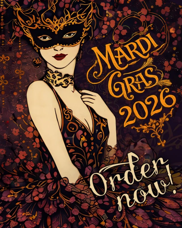 Pre-Order for Fat Tuesday!

We don’t normally do Tuesdays… but Fat Tuesday is different.
We’ll have a pop-up shop open 7–1pm with a very limited menu:
King Cake • Paczki (one day only!) • Muffuletta • Twice-baked croissants

Miss it and you’ll have to wait a year.

#MardiGras #FatTuesday #Paczki