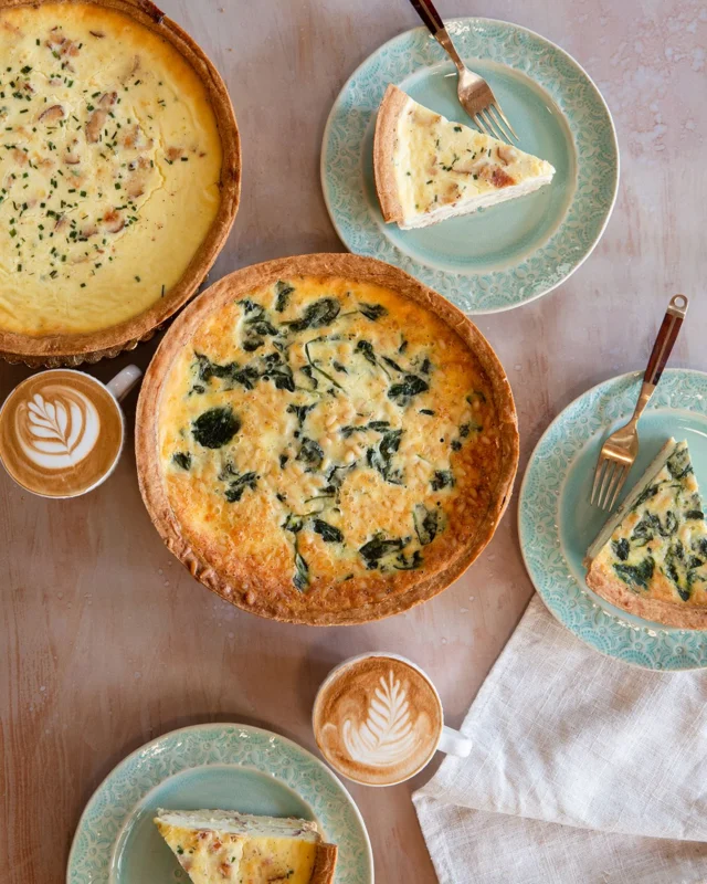 Rumor has it Bakery Nouveau is the Easter Bunny’s favorite brunch stop. We’re told they always hop straight for the quiche... creamy, delicate, and baked to golden perfection. The quintessential Easter offering, perfect for a leisurely, effortless holiday table.

The Easter Bunny hasn’t declared a favorite, loving them all equally (so they say):
• Classic Quiche Lorraine
• Mushroom
• Spinach

Available for pre-order, and apparently bunny-approved.