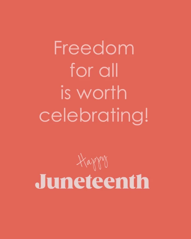 Today, we honor Juneteenth. It’s a day to celebrate freedom and resilience, but also to recognize that there is still work to be done in building a more just and inclusive future.

Wishing everyone a meaningful day of reflection, connection, and hope.

#Juneteenth #FreedomDay