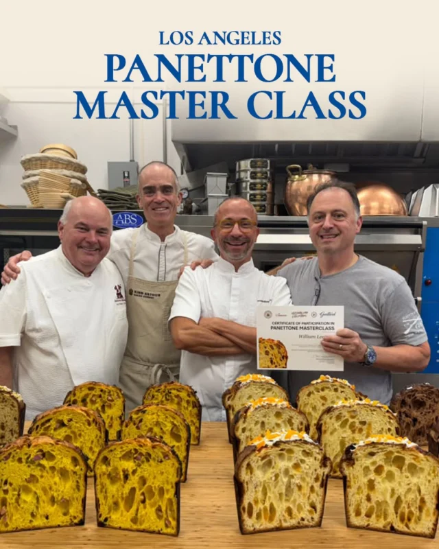 How do you make 14 hour days go by in the blink of an eye? Take a Master Class in Panettone with your 2005 Coupe du Monde Team USA buddies, taught by Chef Massimiliano Liberatore in Los Angeles.

Huge Thank you to King Arthur Flour for sponsoring this unique opportunity to make something so special with America Flour.